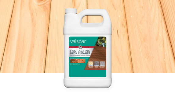 valspar deck cleaner