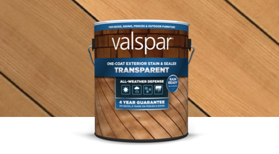 Valspar transparent